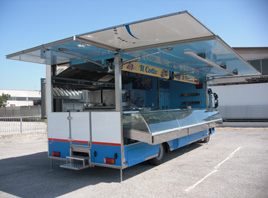Autonegozio per vendita pesce